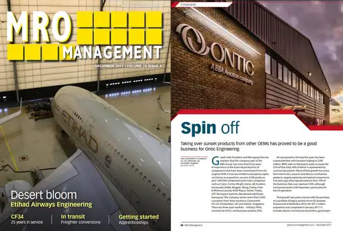 Taking over sunset products from other OEMs has proved to be a good business for Ontic Engineering - Ontic News